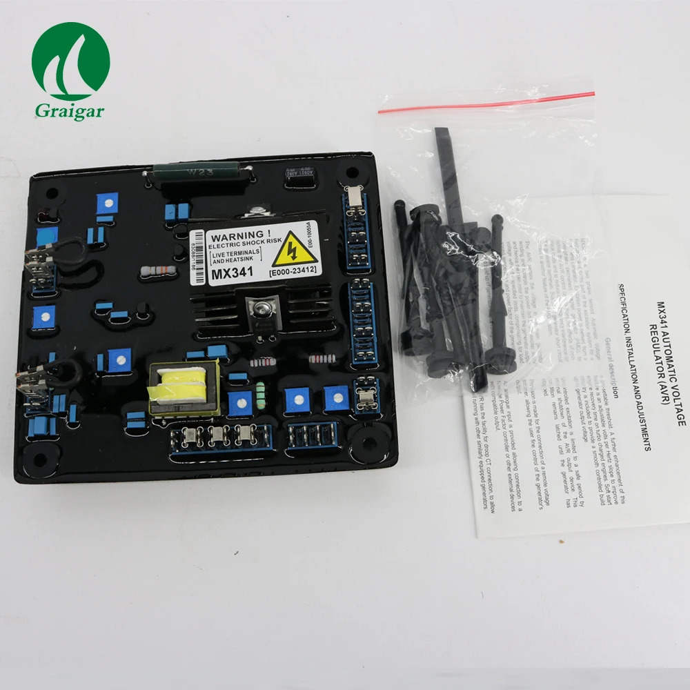 Постоянный магнит генератор Тип Напряжение регулятор AVR MX341 автоматический MX