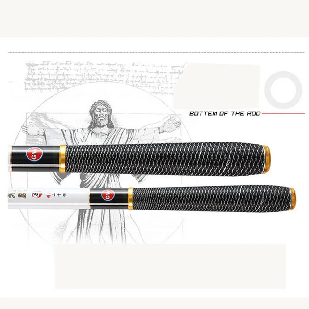 NEW Ultralight SuperHard 3.6/4.5/5.4/6.3/7.2 Meters Stream Hand Pole Carbon Fiber Casting Telescopic Fishing Rods Fish Tackle | Спорт и