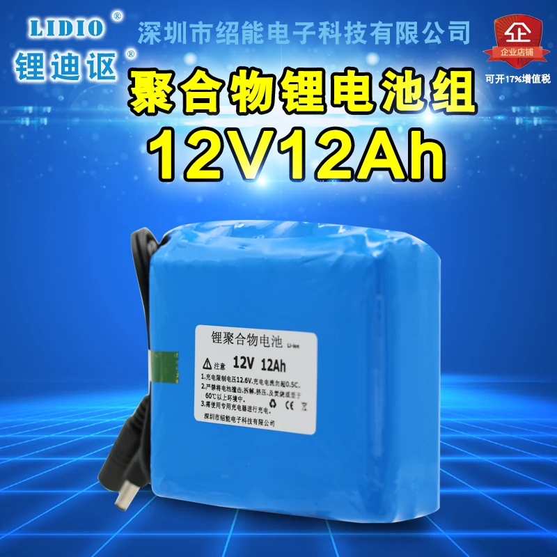 12V12AH 12000mah литиевая батарея 35 W/55 W грыжа лампа мониторинга дефектоскоп полимерный