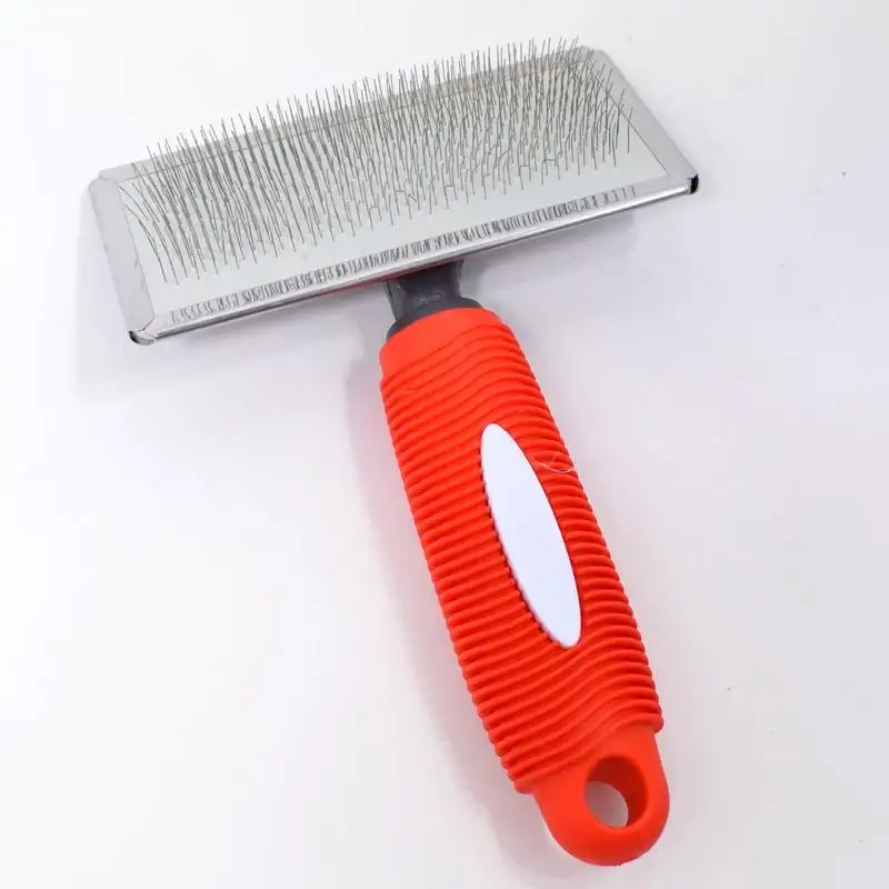LumiParty Pet Slicker щетка Кошка Собака Щенок мех Shedding уход мягкий штырь гриля Расческа с