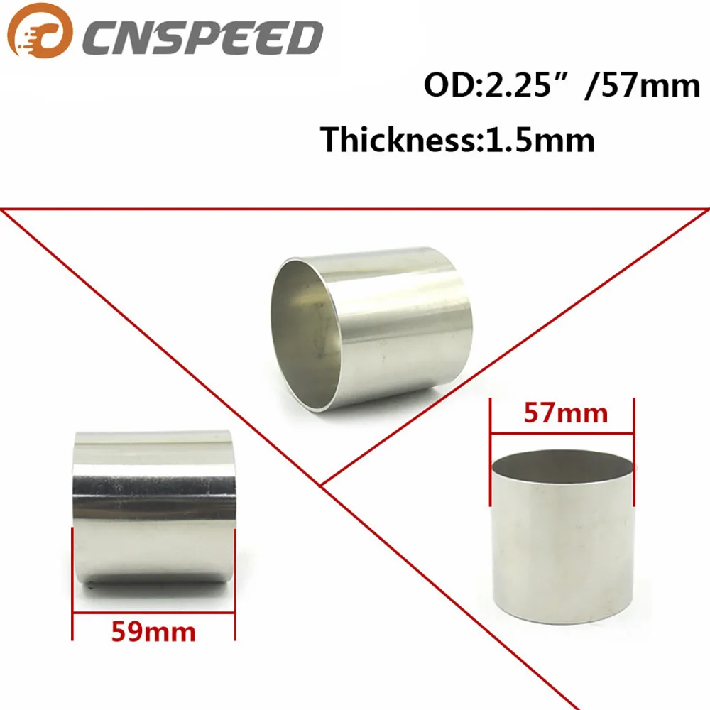 CNSPEED 1 шт. 2 25 дюйма 57 мм/2 5 63 мм 201 толщина труб из нержавеющей стали: YC101156|thick pipe|thick