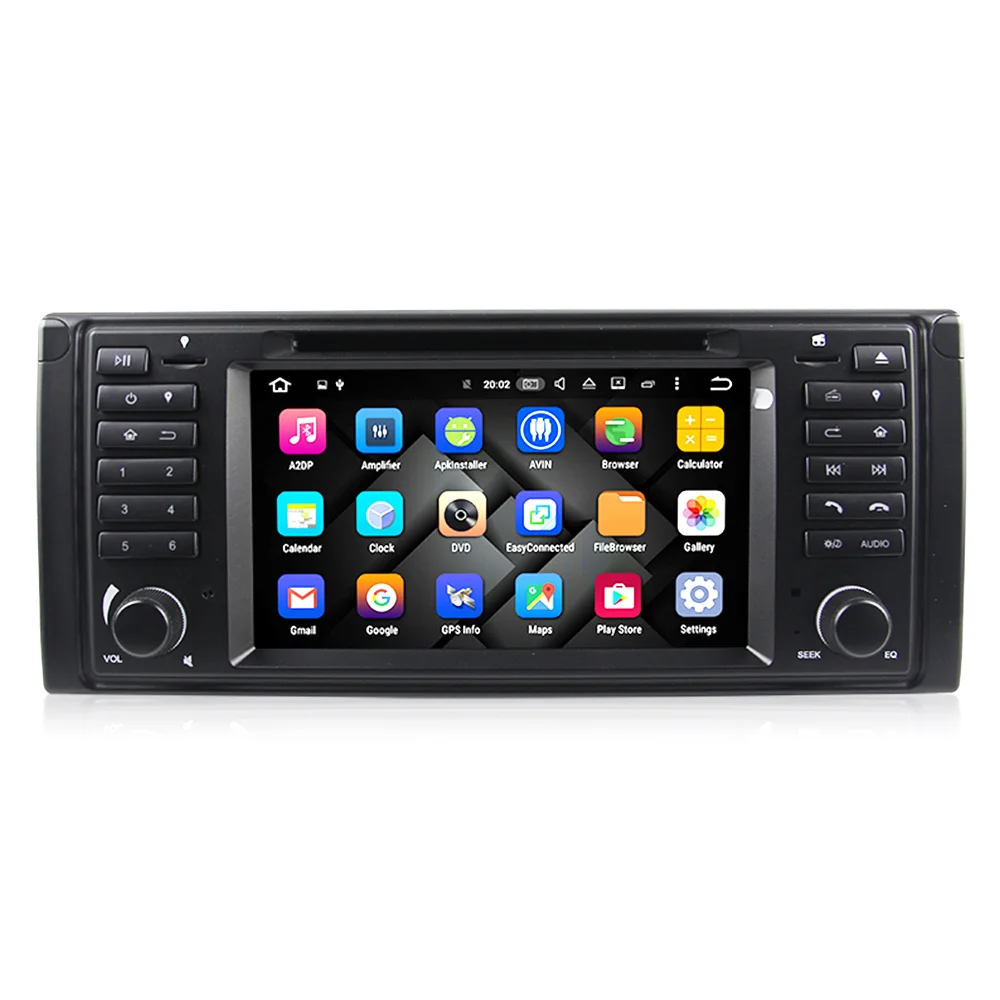 Eunavi Восьмиядерный Android 9 0 1 Din 4G ram 32G rom автомобильный dvd плеер gps navi Радио стерео для