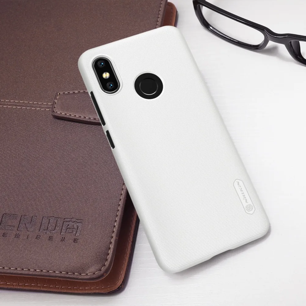 6 21 ''xiaomi mi8 Чехол Оригинальный NILLKIN матовый PC Жесткий чехол на заднюю панель