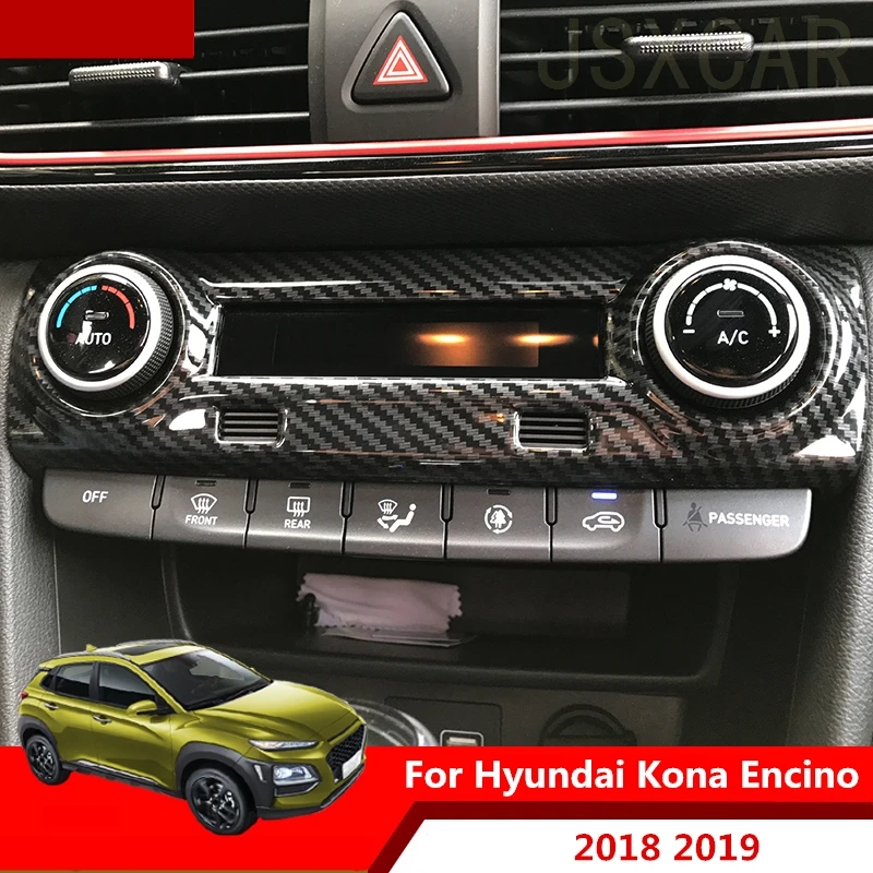 Для hyundai Kona Encino 2018 2019 панель для стайлинга автомобилей декоративные блестки