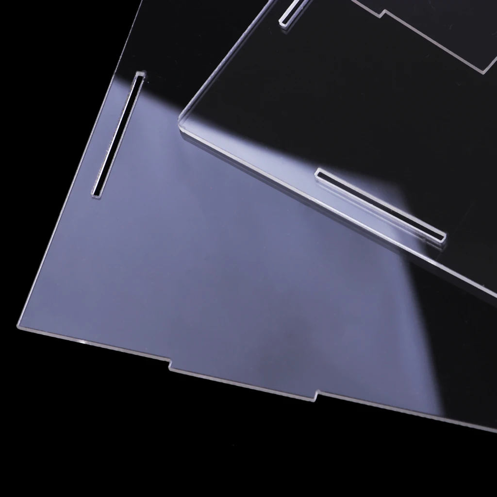 Прозрачный акриловый дисплей для ювелирных изделий чехол пылезащитный поддон