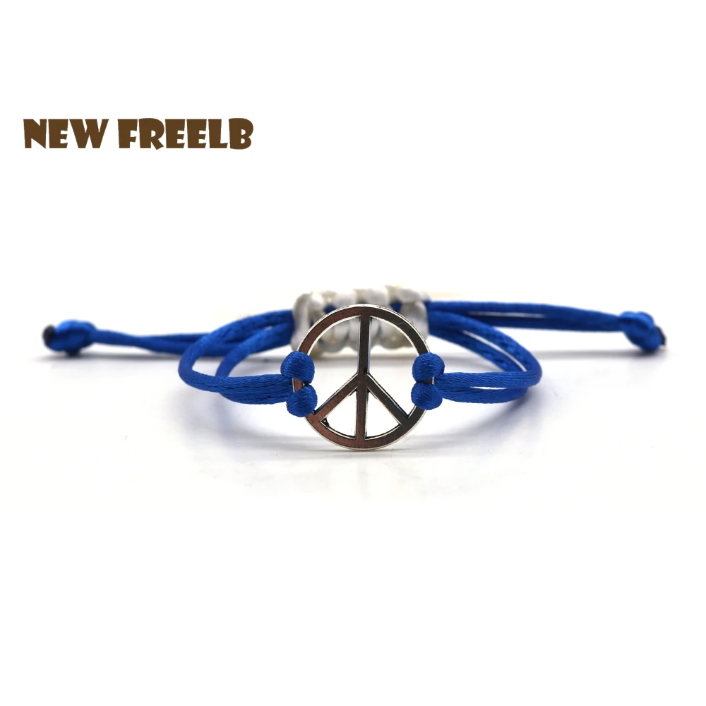 5 Colors Peace Bracelet Green Yellow Blue Purple Red Nylon Handmade Custom Cute String Jewelry Great Gift for Women and Men fans | Украшения