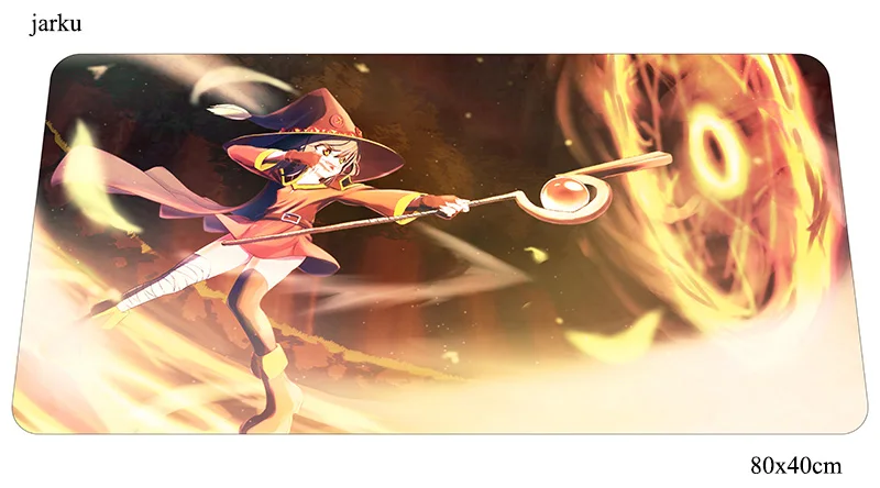 Size 800x400x2mm Megumin коврик для мыши 800x400x2 мм, игровой коврик для мыши, анимэ, великолепный офисный коврик, Настольный коврик, эстетический коврик для мыши, игры, pc, геймерские коврики - Цвет: Size 800x400x2mm