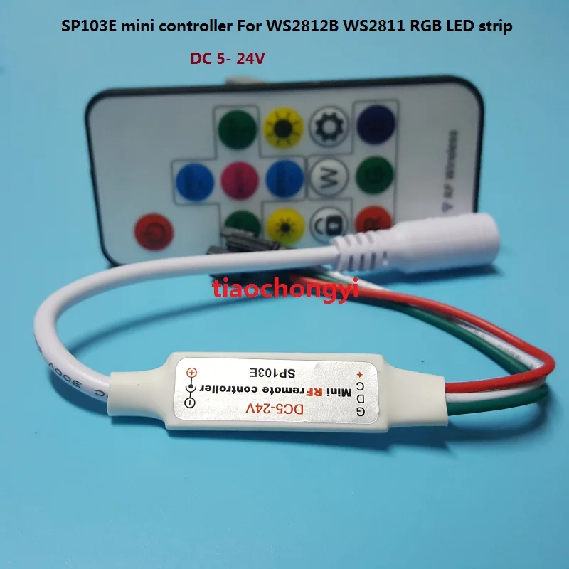 SP103E 5 24V Мини RF беспроводной пульт дистанционного управления для светодиодной