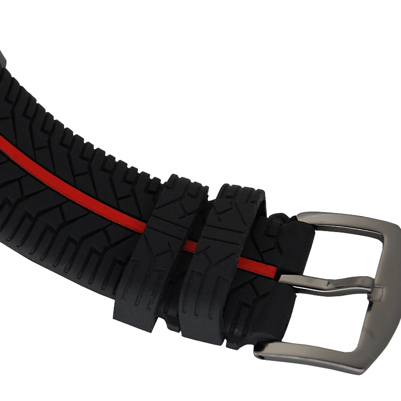 Недавно дизайн 2016 мода спорт кварцевые часы мужчины военные силикона спорта