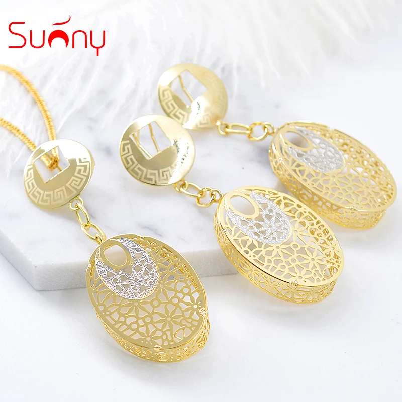 Солнечный ювелирные изделия милые романтичные серьги Цепочки и ожерелья