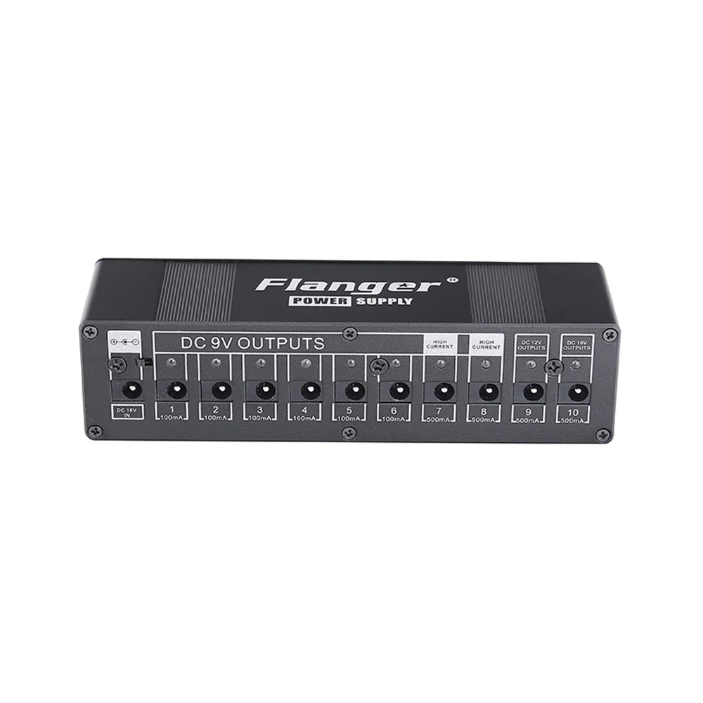 Блок питания для гитары Flanger компактный размер DC 9 В/12 В/18 в педаль Бесплатная
