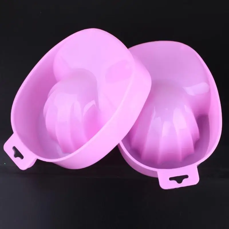 

1pcs Plastic PVC Manicure Spa Nail Art Hand Wash Remover Soak Bowl DIY Salon Nail Spa Bath Treatment Manicure Tools