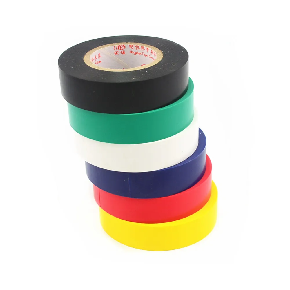 1 шт. изоляционная клейкая лента из ПВХ 18 мм|insulation adhesive tape|tape waterproofwaterproof electrical tape |