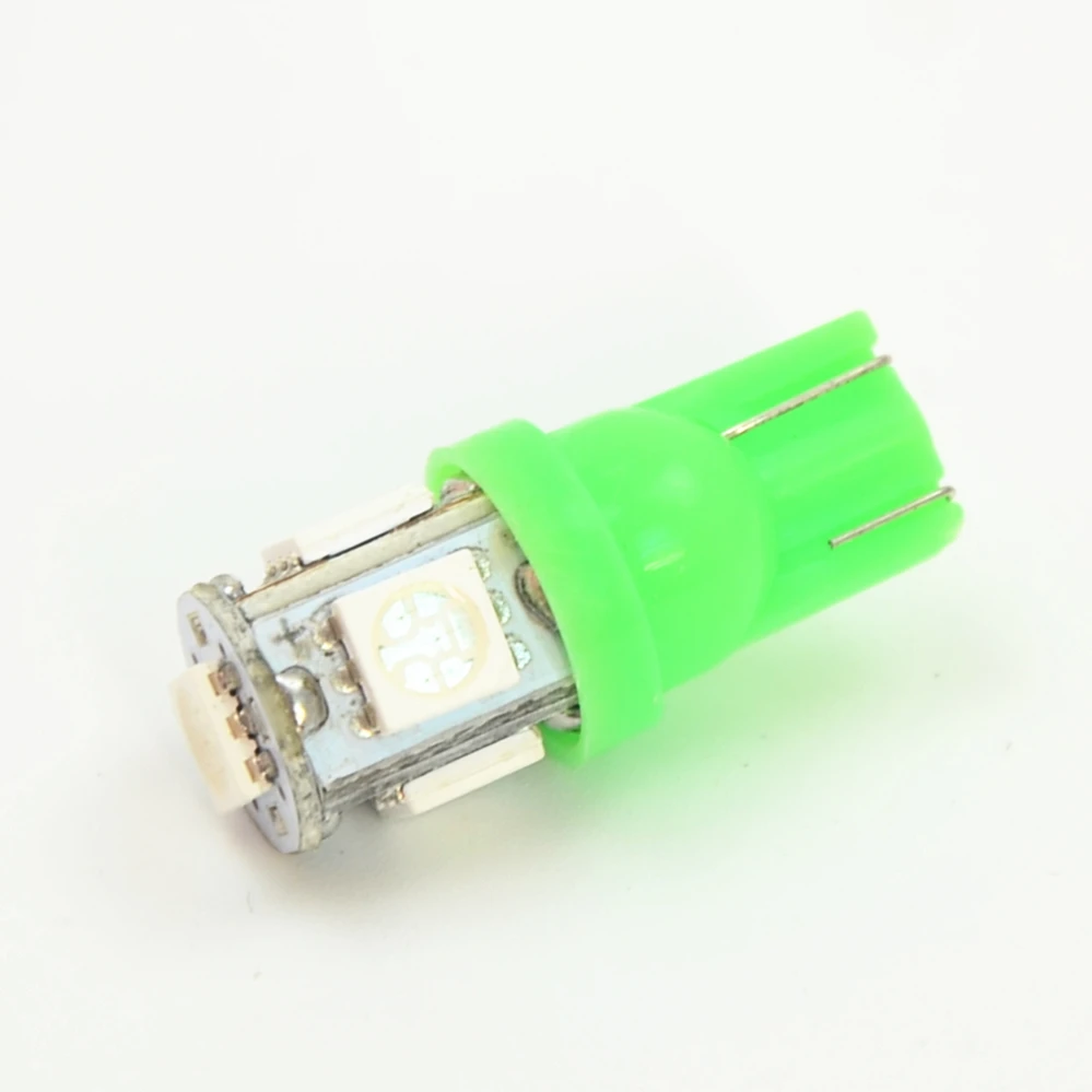 6 шт. большая акция T10 W5W 168 194 Янтарный 5050 SMD 5 LED Автомобильные Боковые клиновидные
