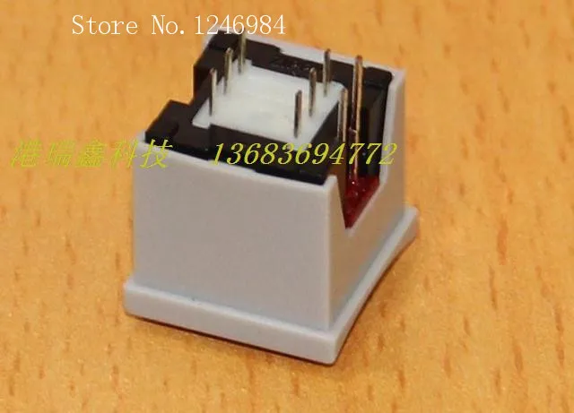 [SA]Electronic switch 14 * square illuminated reset button Taiwan ZIPPY no lock P2-2SLG-R Original--50pcs/lot | Обустройство дома