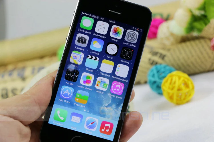 Apple iPhone 5S Оригинальные Сотовые телефоны двухъядерный 4 "ips б/у телефон 8MP 1080 P