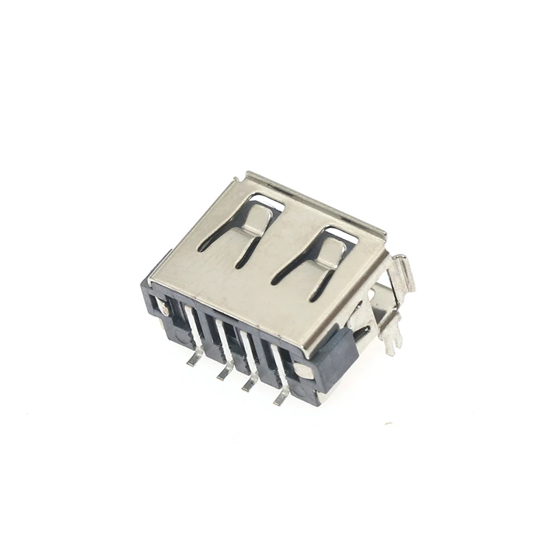 10 шт./партия USB 2,0 Тип A Forefoot 4 Pin 30 в 1.5A USB разъемы Женский Плоский порт разъем хвост розетка электрические клеммы