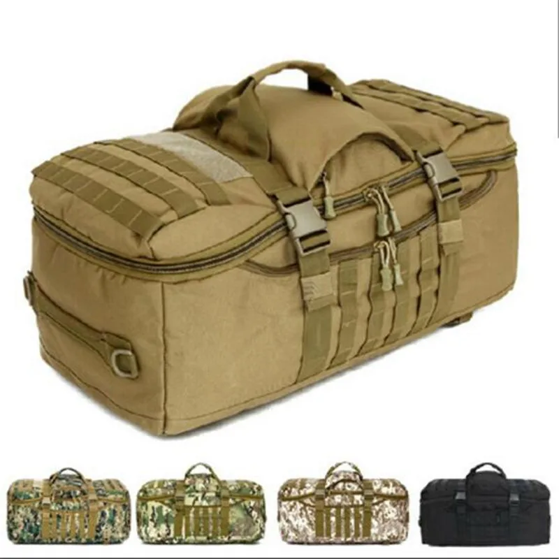 Bags 60 l waterproof backpack military 3 P backpack high grade  fashion 17 inch laptop bag Dual-use Travel  D5 column Men's bag