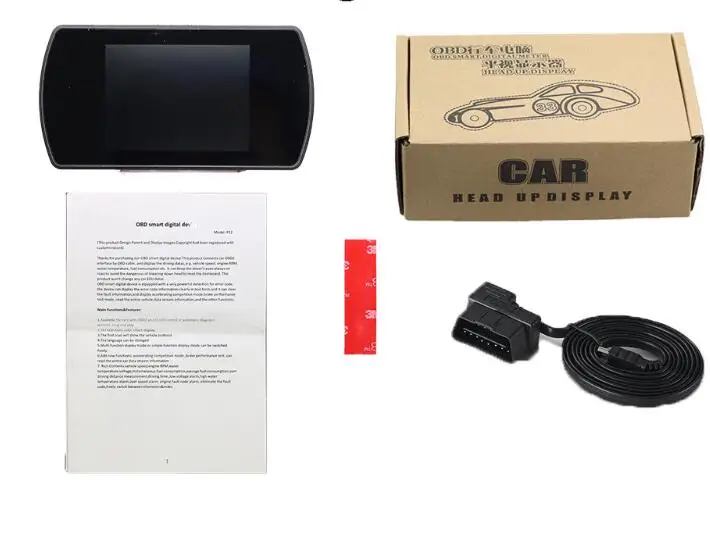 OBD2 Спидометр лобовое стекло Projetor P12 5 8 TFT OBD Hud Дисплей Sup порт и EUOBD