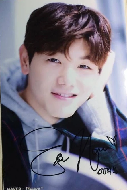Подпись Eric Nam фото с автографом K POP 6 дюймов Бесплатная доставка 052018D|Открытки и