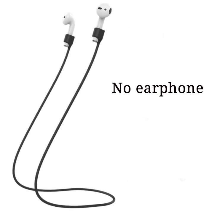 Only Strap black Для AirPods Airpod Pro чехол силиконовый чехол для Air Pod Pro Funda Coque чехол для Apple Airpods Pro Поддержка беспроводной зарядки - Цвет: Only Strap black