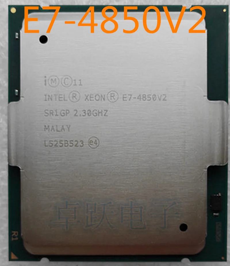 E7-4850 V2 2,30 ГГц 24 Мб 12 ядер 22NM E7 4850V2 LGA2011 105W процессор
