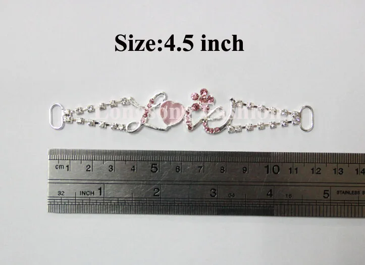 

Бесплатная доставка Оптовая продажа 20 шт./лот 4,5 "Rhinestone разъем на День святого Валентина Бикини Разъем головная повязка разъем RC120301