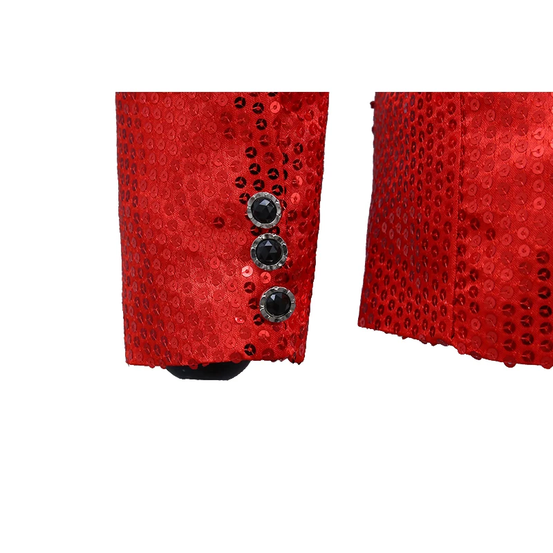 Модный облегающий мужской пиджак Блейзер костюм с блестками для сцены певицы