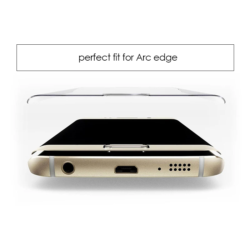CHYI 3D изогнутое закаленное стекло для samsung Galaxy A7 S7 S8 S9 Plus защита на весь экран Arc edge стекло для samsung Note 9