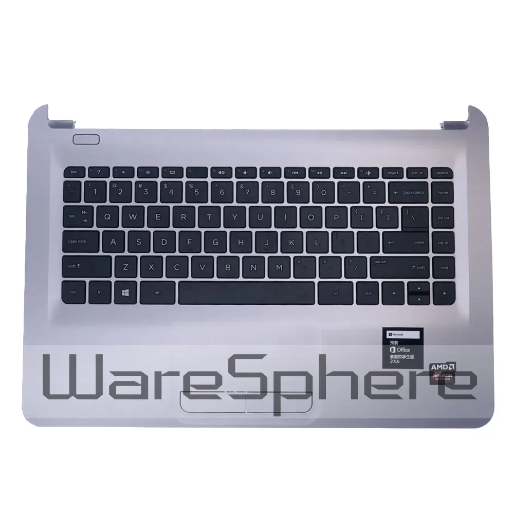 Верхний чехол A- Top с клавиатурой для HP Pavilion 14-AN 14-AM 858078-001 silver | Компьютеры и офис