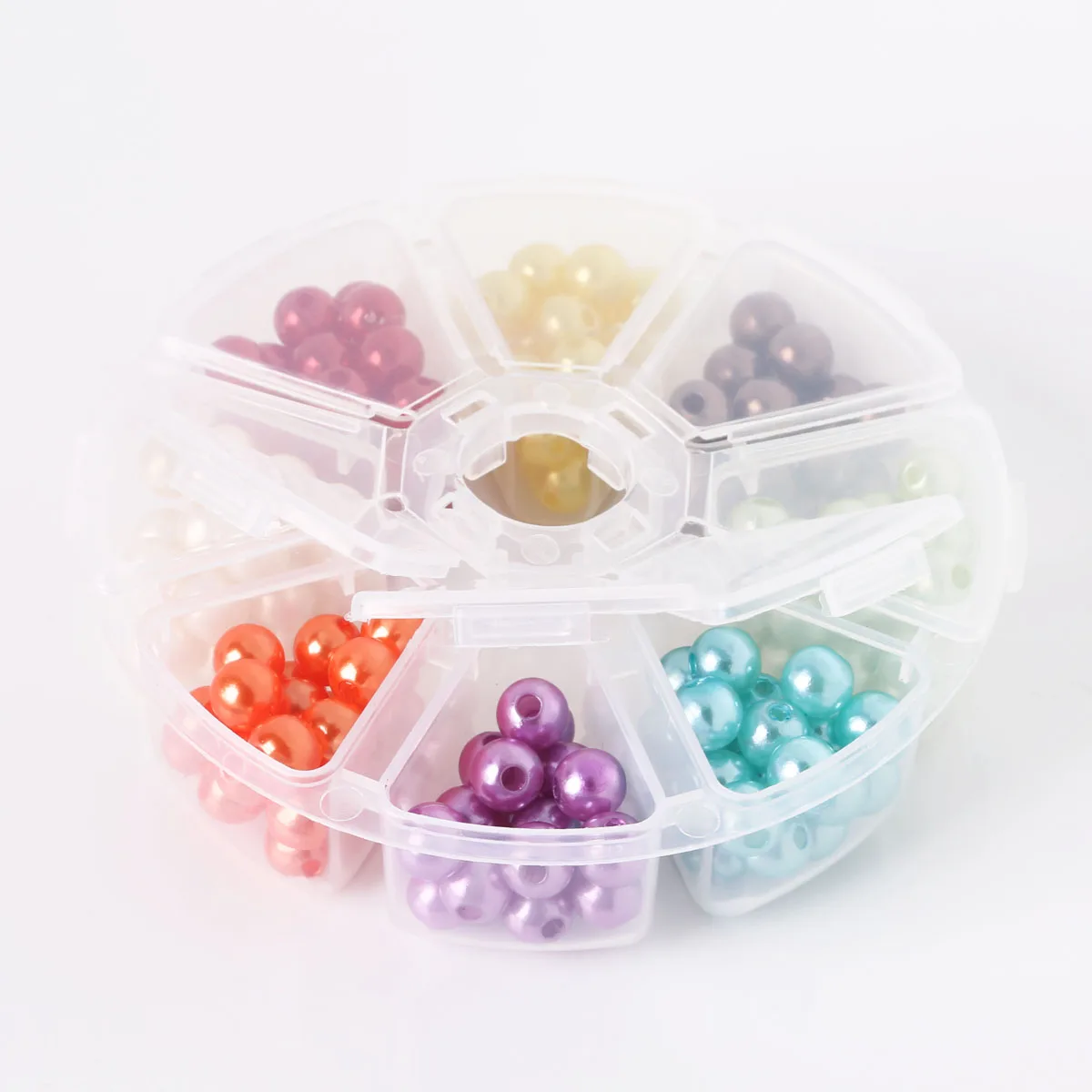 8mm 160pcs Одна коробка 160-1500 шт Размер 4 мм 6 мм 8 мм ABS имитация жемчуга бусины Круглые свободные жемчужные бусины для ожерелья Браслет DIY Изготовление ювелирных изделий - Цвет: 8mm 160pcs