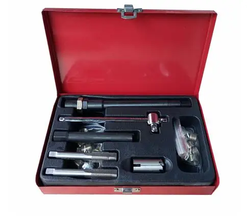 Профессиональный набор для ремонта свечей зажигания восстанавливает резьбу M14 x 1