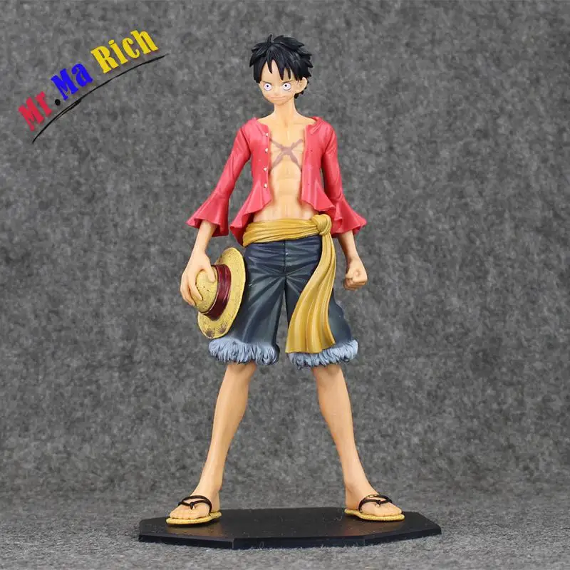 25 см аниме One Piece Figure игрушка Мерцающая D Luffy Modello Bambola Maestro stele Pezzo Per La Raccolta|figure toy|one