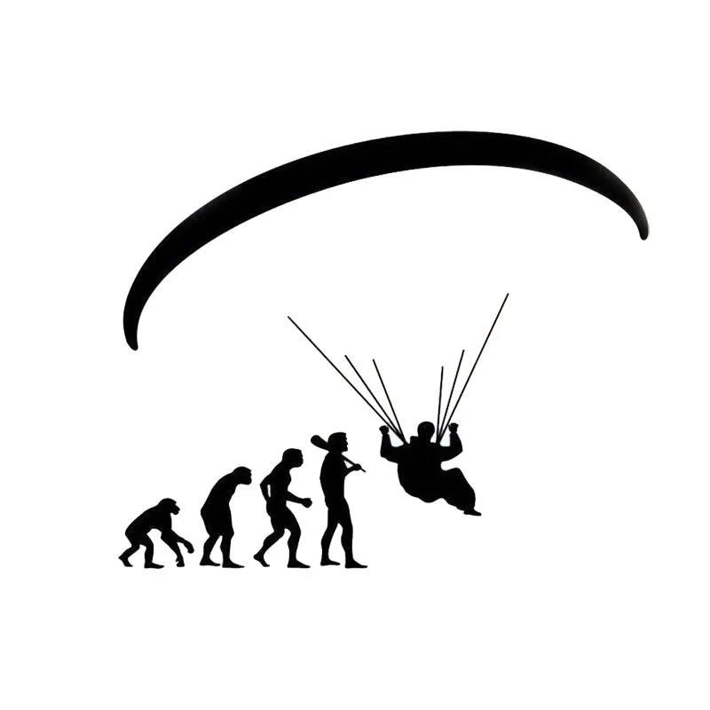 15 9*13 2 см модные человеческие эволюции Paragliding автомобильные мультипликационные