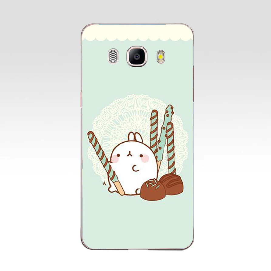 70 ZX Kawaii Molang мультфильм аниме собака Кот ТПУ Мягкий силиконовый чехол для Samsung Galaxy