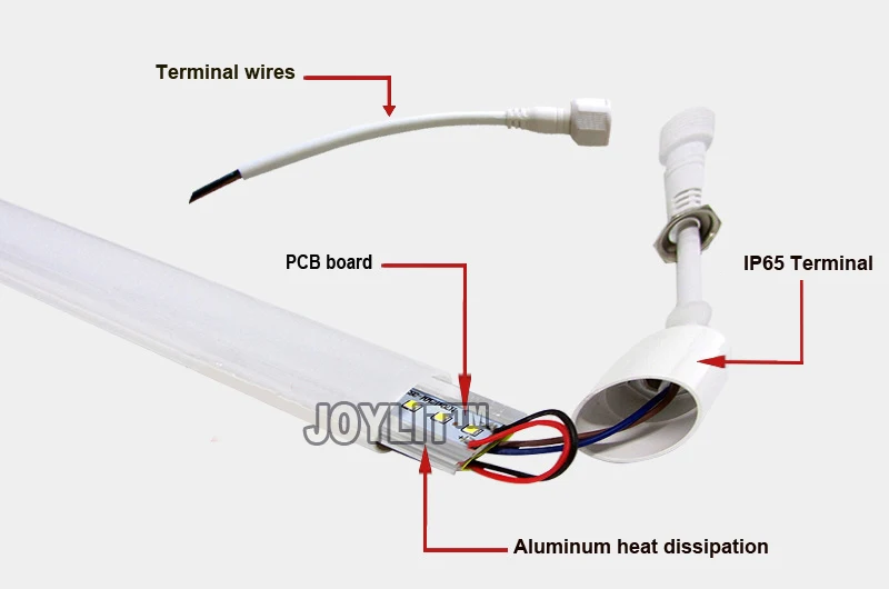 AC85 265V водонепроницаемый ip65 ip68 18 Вт 25 2200лм 1200 мм 4 фута SMD 2835 T8 светодиодные трубки