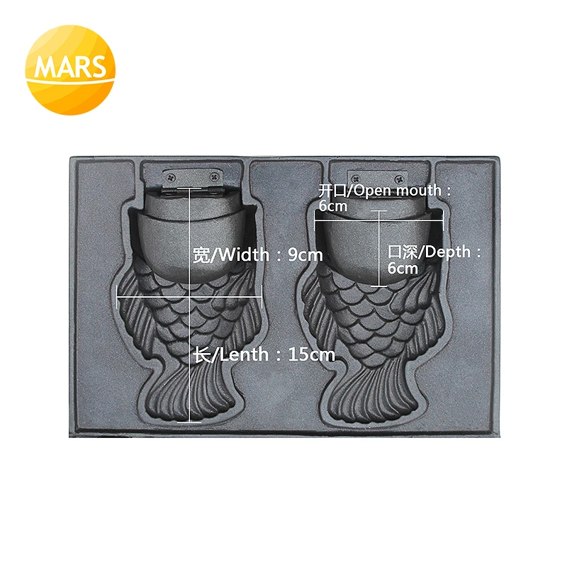 Корейский уличный пищевой аппарат Taiyaki мороженое рыба вафельный конус