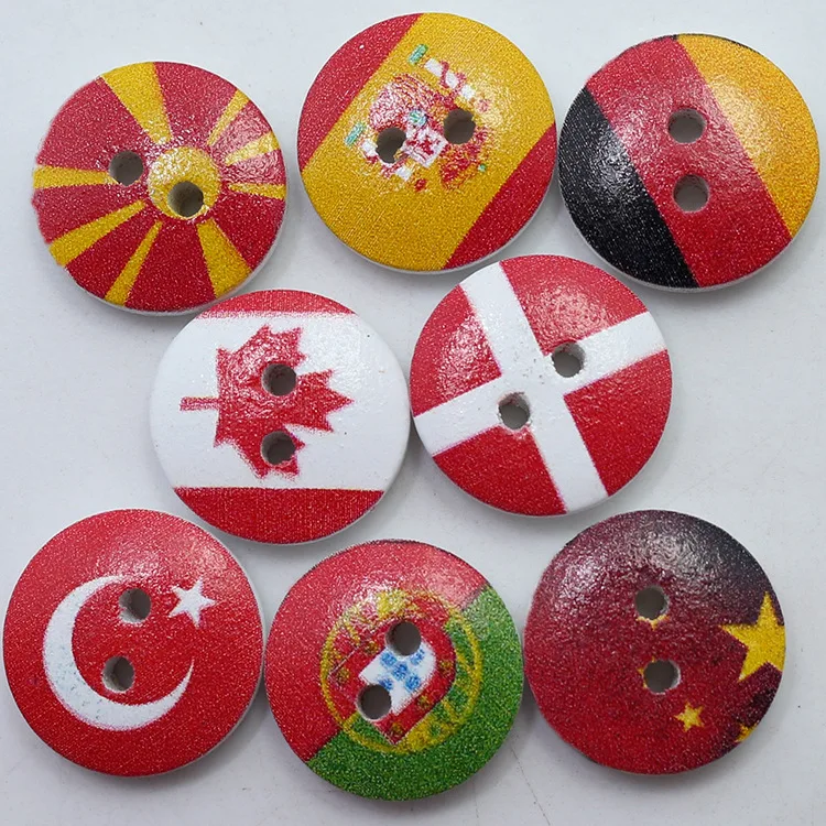 50Pcs Handmade Wooden Buttons for Clothing Sewing Children Scrapbooking Accessories Wholesale |