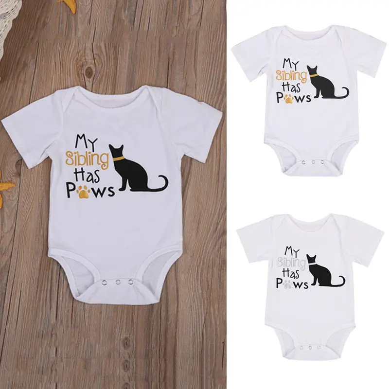 Детская одежда из хлопка для новорожденных мальчиков и девочек боди с коротким