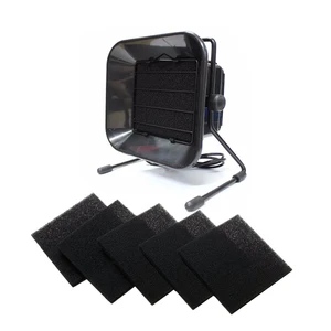 220 В 493 паяльный Дымопоглотитель + 5 шт. губки с активированным углем Профессиональный экстрактор дыма ESD воздушный фильтр экстрактор дыма