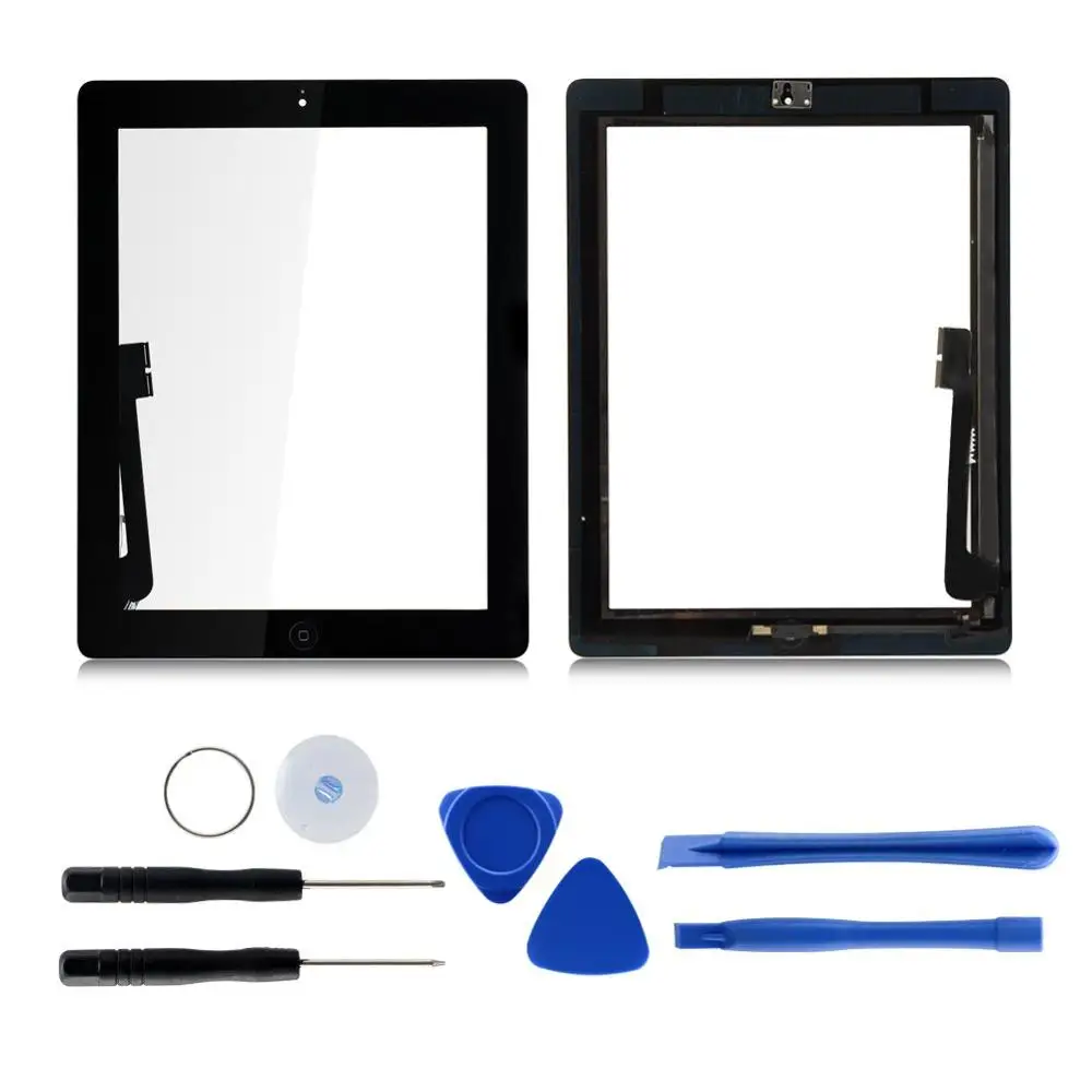 1 шт. для iPad 4 4th Gen A1458 A1459 A1460 9," lcd Внешний сенсорный экран дигитайзер запасная Передняя стеклянная панель