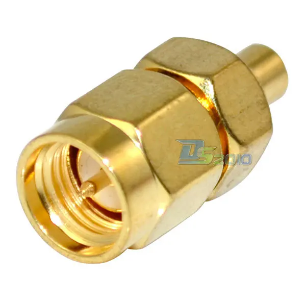 Премиум SMA штекер к MMCX Женский Прямой адаптер для домкрата RF коаксиальный