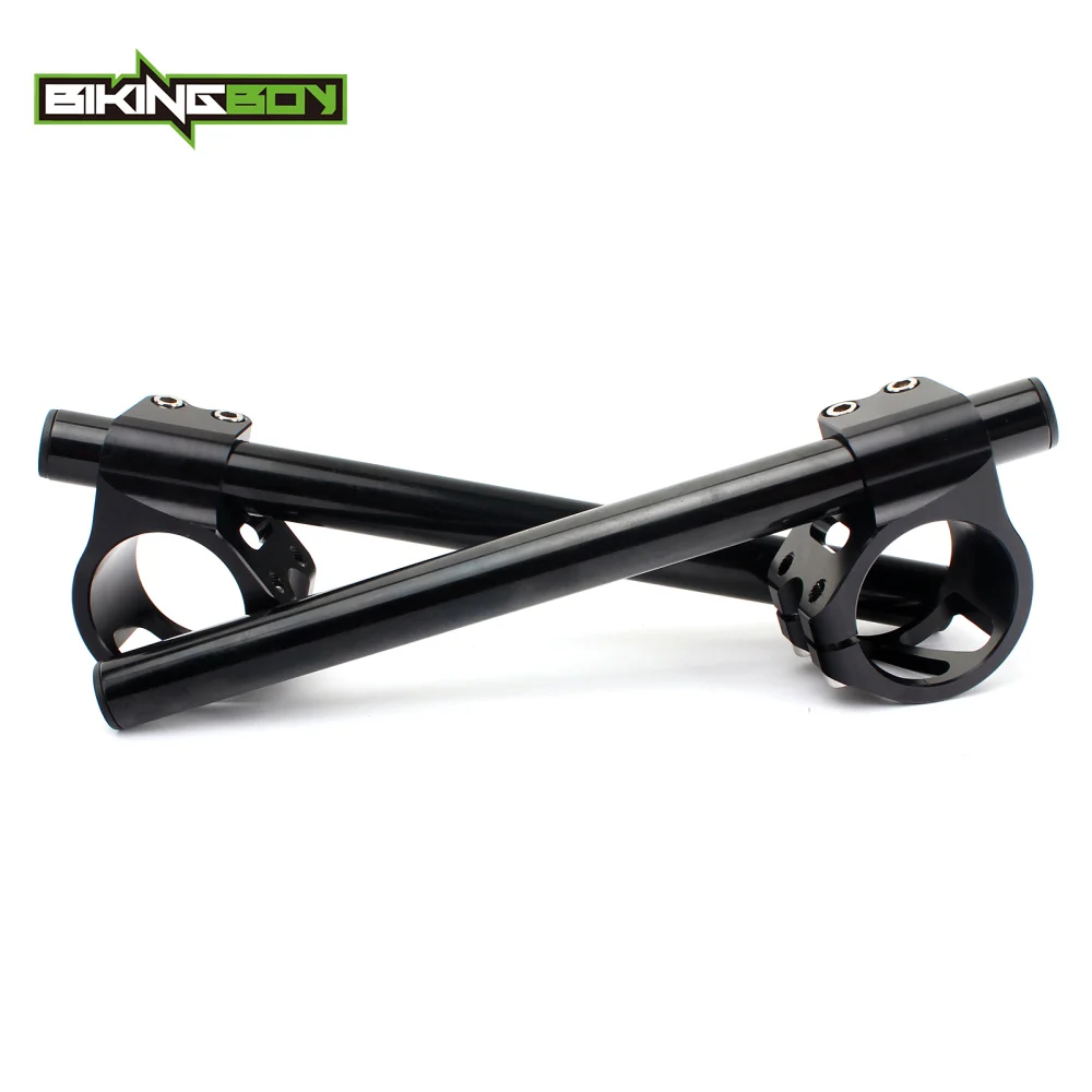 BIKINGBOY 38 мм 7/8 &quot10 градусов клип Ons руль для Kawasaki ZX6R 600 ZX7R ZX9R Ninja 1985 1987 1988 1989 1990 1991