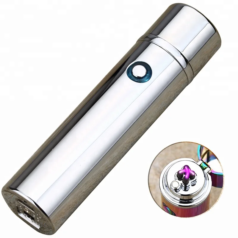 GERUI USB перезаряжаемые зажигалки двойной дуги Зажигалка курительная сигарета Зажигалка Ветрозащитная беспламенная электрическая зажигалка плазменная