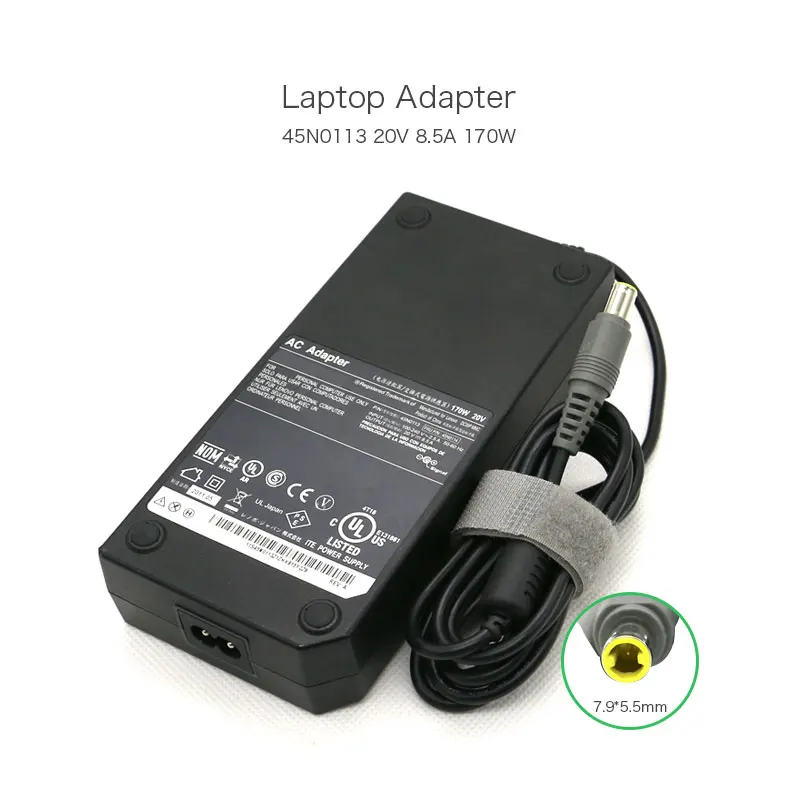 Лучшая цена 20V 8.5A 170 Вт 7 9*5 5 мм 45N0113 45N0114 обеспечение резервного питания для