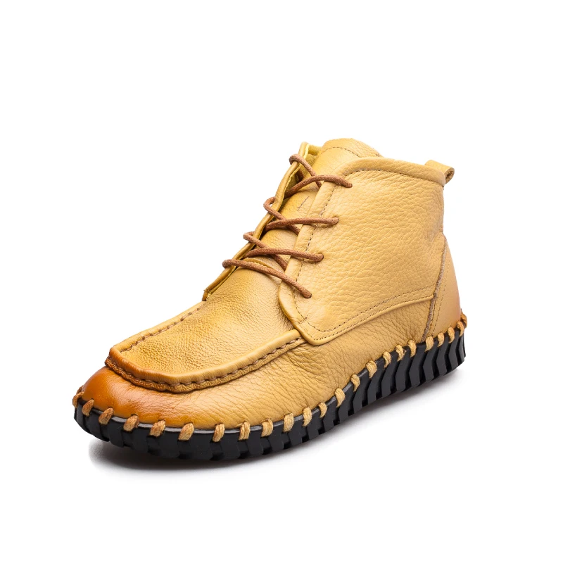 Женские ботинки ручной работы AARDIMI женские зимние из натуральной кожи