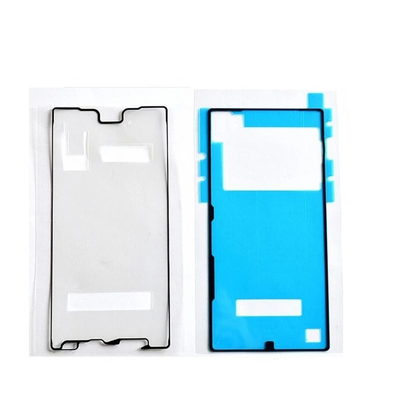 Передняя рамка корпуса и батарея задняя дверь клейкая наклейка для Sony Xperia Z5 Premium