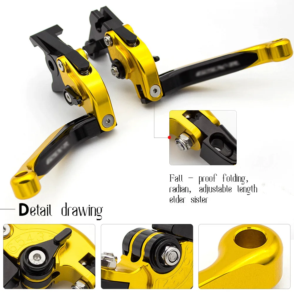 Складной выдвижной рычаг сцепления тормоза мотоцикла с ручками и логотипом XMAX