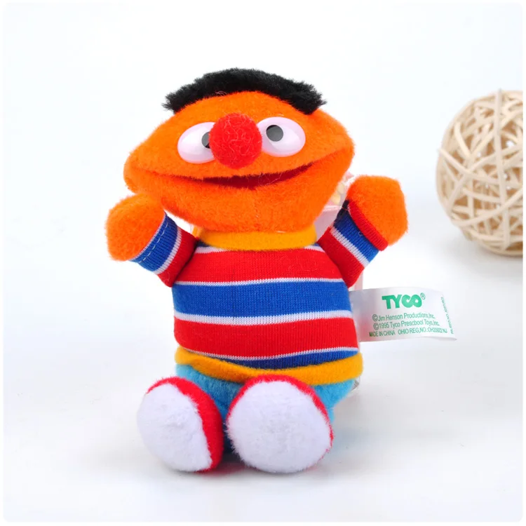 13 см Улица Сезам подвесная плюшевая кукла Elmo печенье Эрни Берт пять типов мягкая