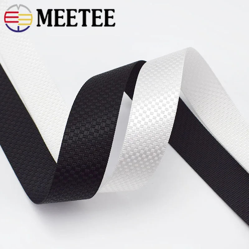 Нейлоновая тесьма Meetee шириной 25 мм жаккардовая кружевная лента для рюкзаков